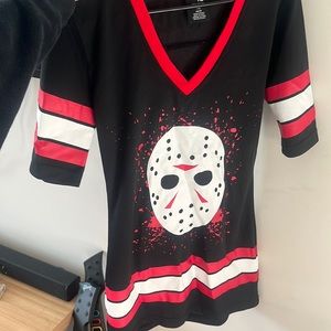 Women’s Halloween Jason Vorhees Friday The 13th Jersey Dress